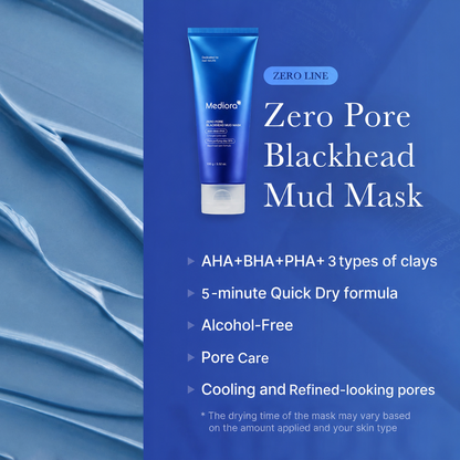 Mediora Zero Pore Blackhead Mud Mask 100g