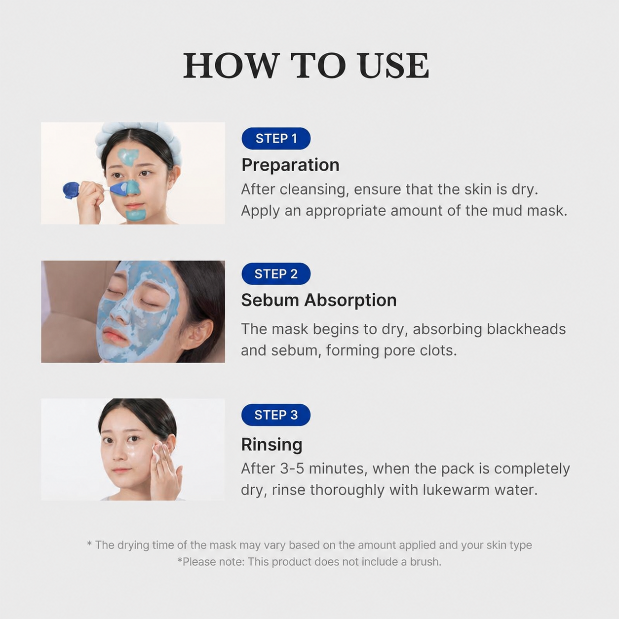 Mediora Zero Pore Blackhead Mud Mask 100g